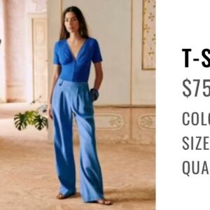 Sezane Jamie t-shirt size 46 (14)